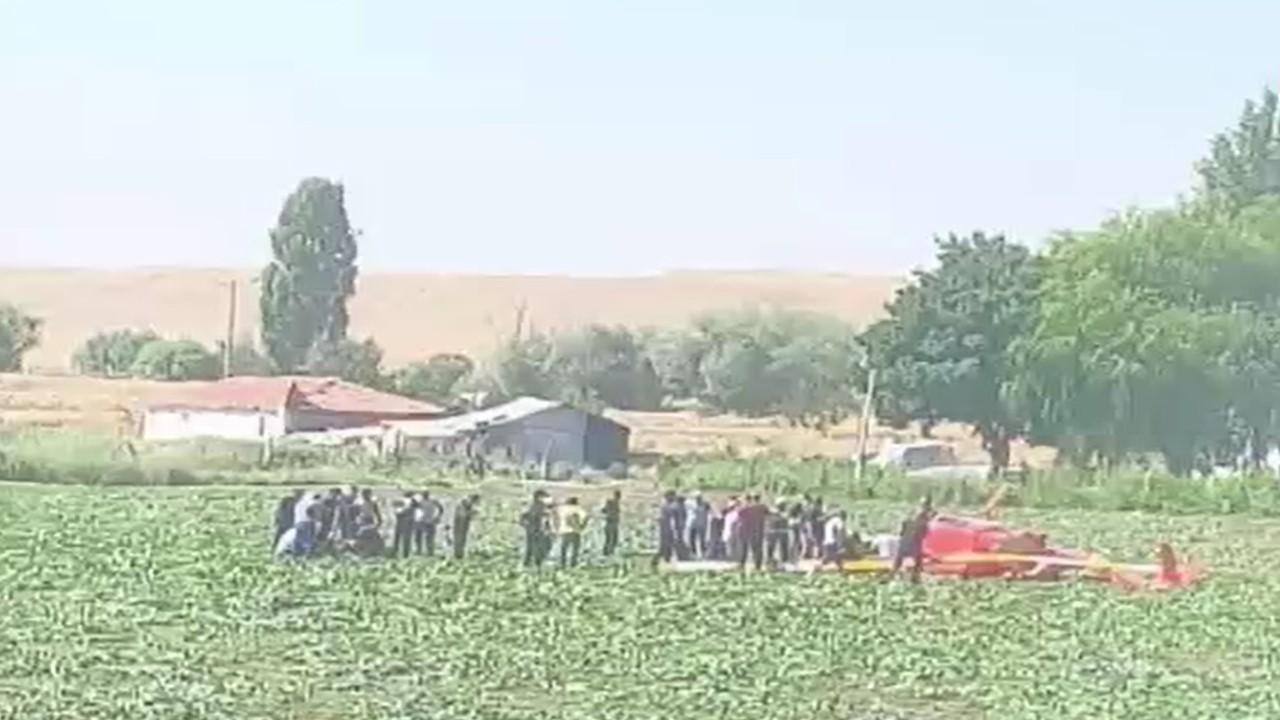 Ankara Temelli’de R44 tipi bir eğitim helikopterinin düşmesi sonucu 2