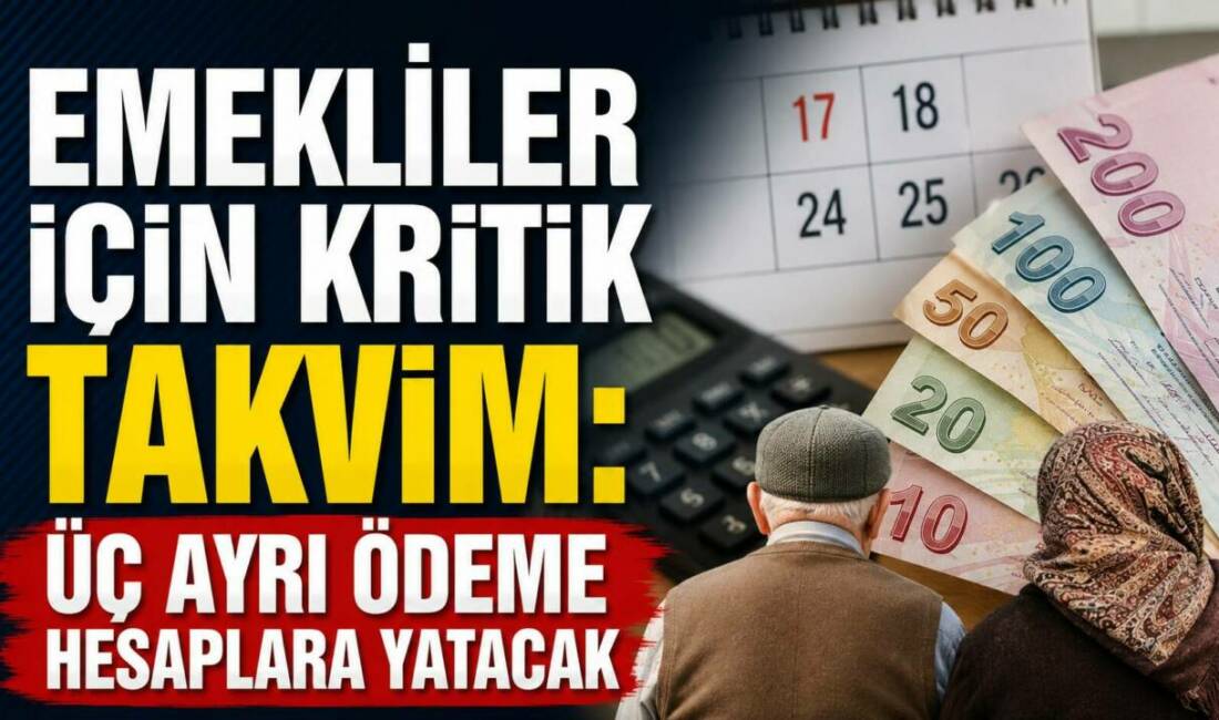 Temmuz ayında Emekli Sandığı, SSK ve Bağ-Kur emeklilerinin hesaplarına yatırılacak