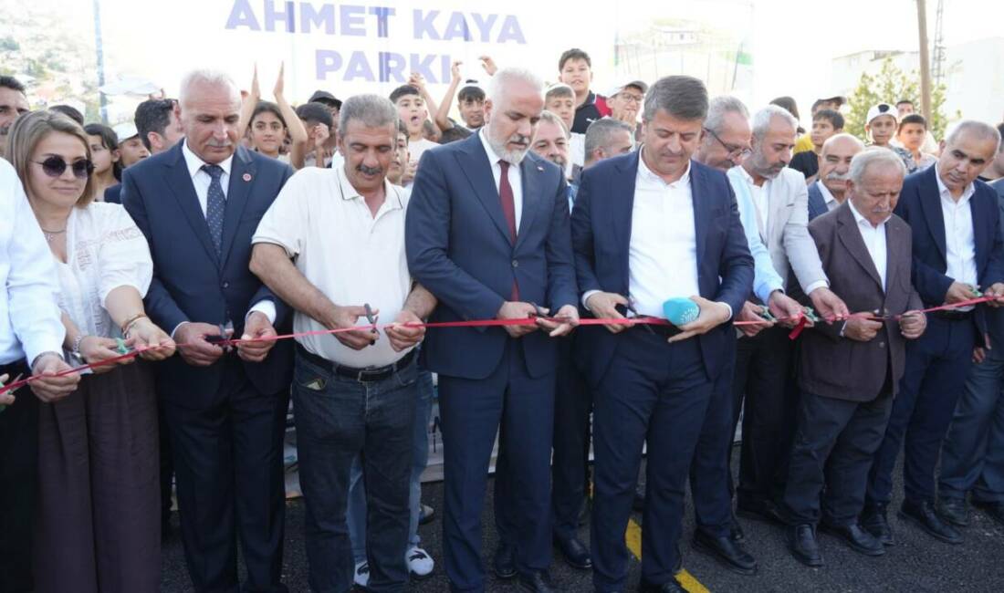 Ahmet Kaya Parkı ailelerin ve çocukların yeni buluşma noktası oldu.