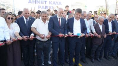 Ahmet Kaya Parkı ailelerin ve çocukların yeni buluşma noktası oldu.