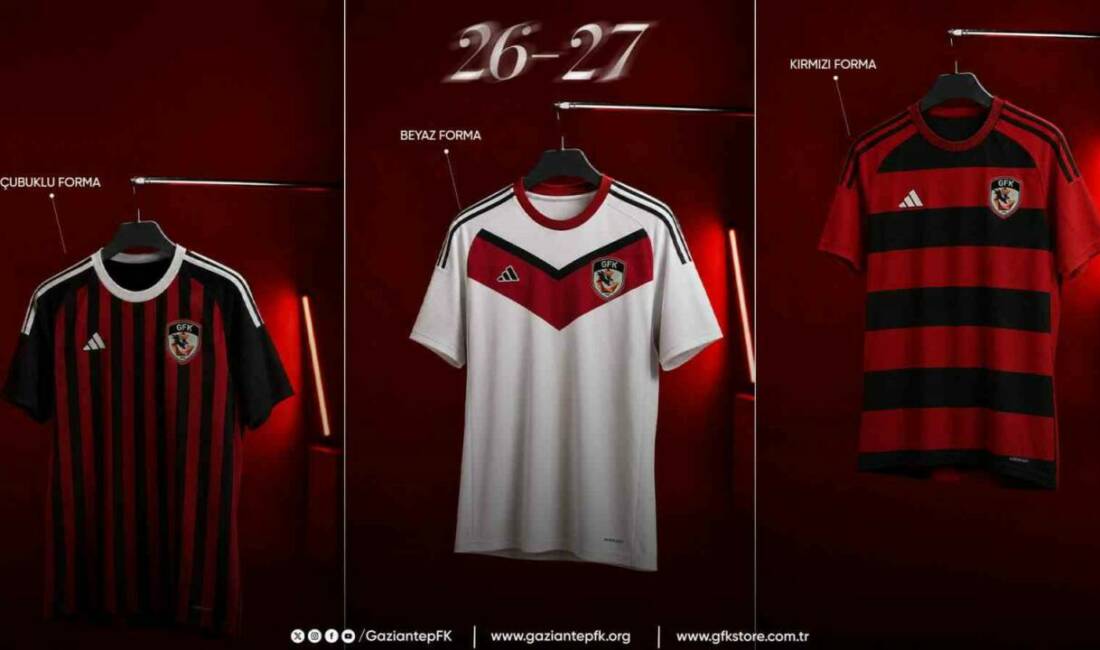 Gaziantep FK, yeni sezon formalarını tanıttı Gaziantep Futbol Kulübü, yeni sezonda giyeceği formaları tanıttı.