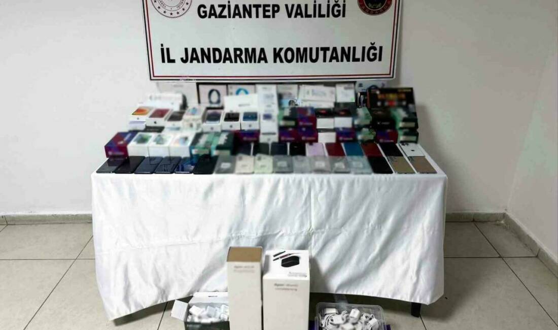 Gaziantep'te gerçekleştirilen operasyonda, 1 milyon 550 bin TL değerinde kaçak
