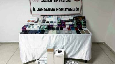Gaziantep'te gerçekleştirilen operasyonda, 1 milyon 550 bin TL değerinde kaçak