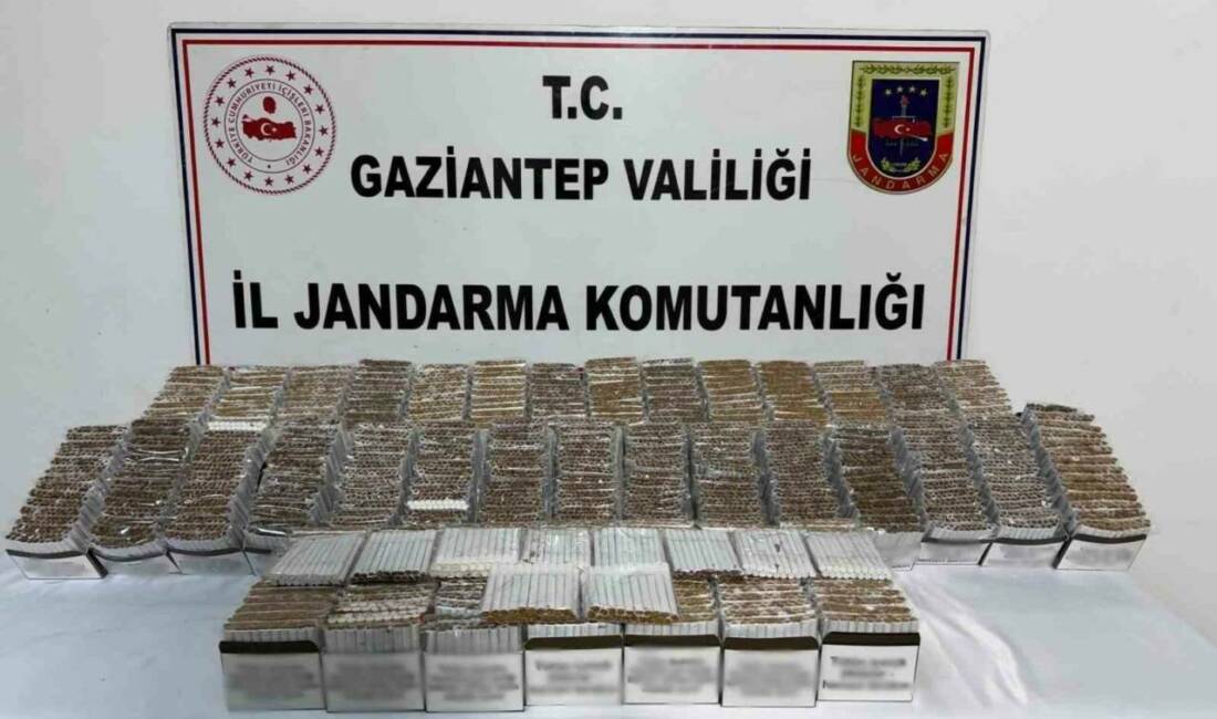 Gaziantep’te jandarma ekipleri tarafından kaçakçılıkla mücadeleye yönelik yapılan operasyonlarda 3