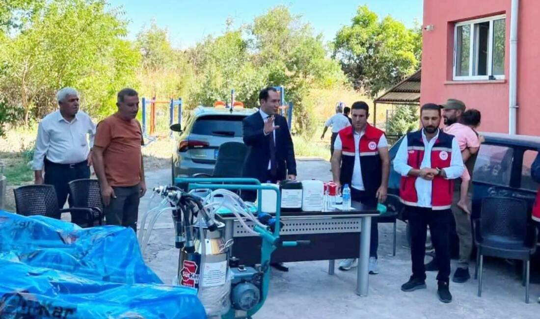 Adıyaman’ın Gerger ilçesinde, hayvancılığın geliştirilmesine yönelik yürütülen yüzde 50 hibe