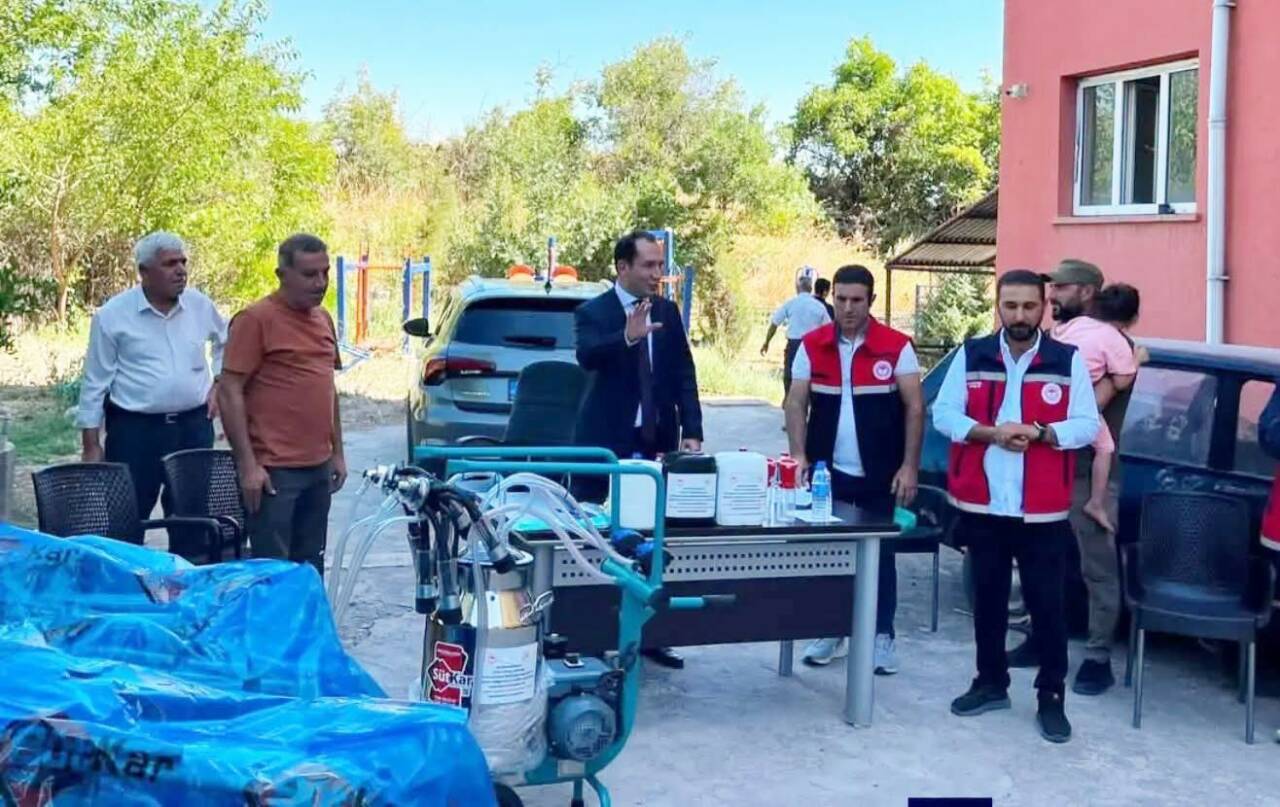 Adıyaman’ın Gerger ilçesinde, hayvancılığın geliştirilmesine yönelik yürütülen yüzde 50 hibe