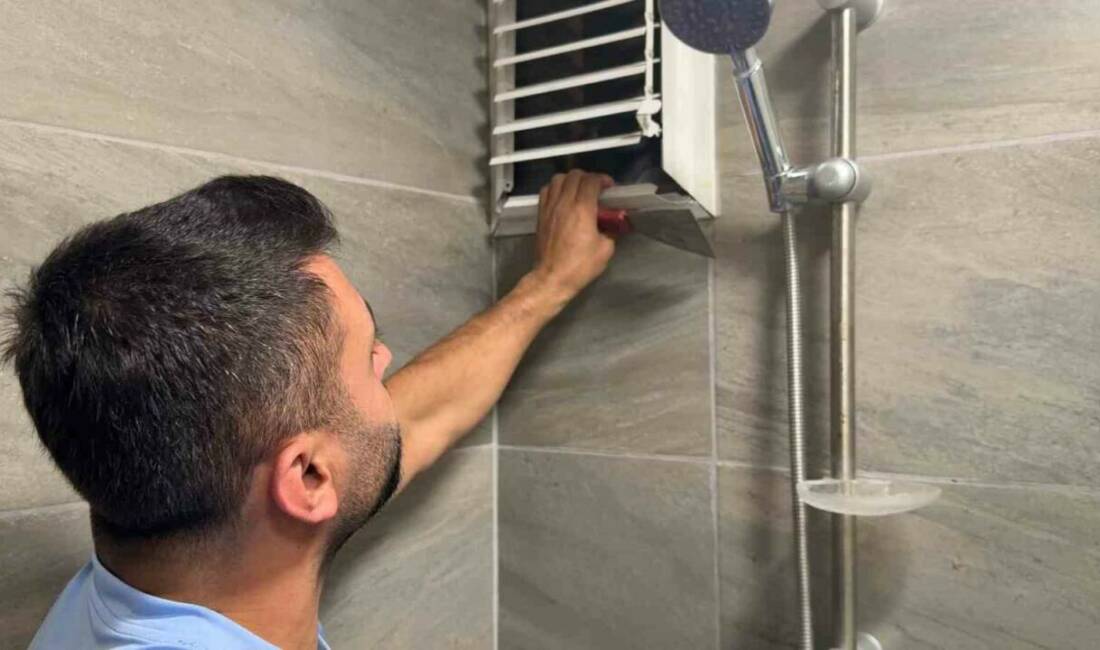 Adıyaman’da havalandırma boşluğunda mahsur kalan güvercini fark eden Muhabir Cihan
