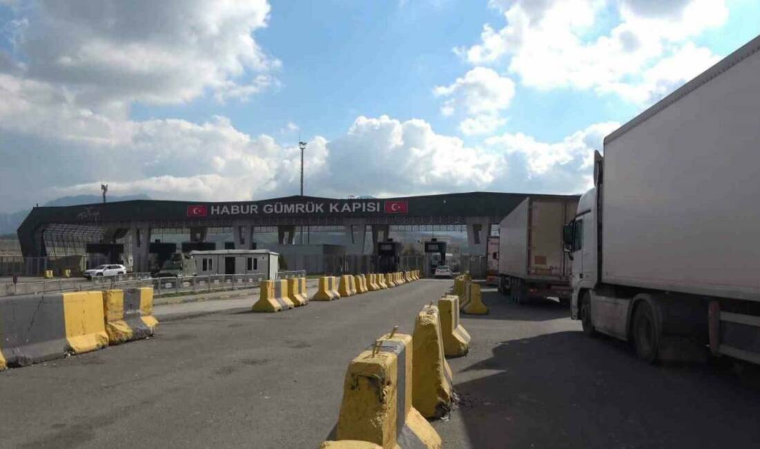Türkiye’nin Irak’a açılan en büyük ticaret kapısı olan Habur Sınır
