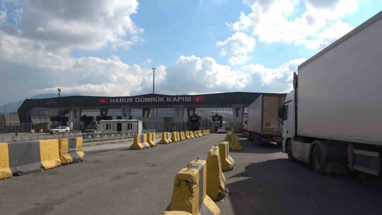 Türkiye’nin Irak’a açılan en büyük ticaret kapısı olan Habur Sınır