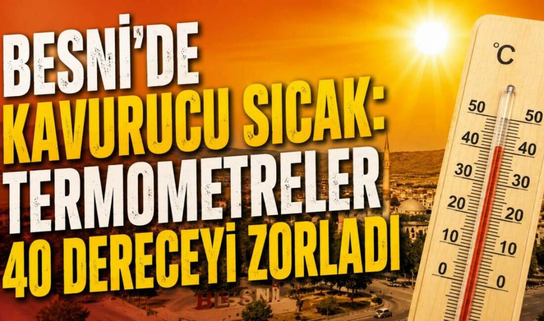 Adıyaman'ın Besni ilçesinde etkisini artıran sıcak hava dalgası yaşamı olumsuz