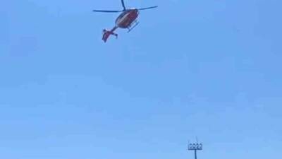 Mardin’in Nusaybin ilçesinde hipotermi tedavisi gören bebek tedavi için ambulans