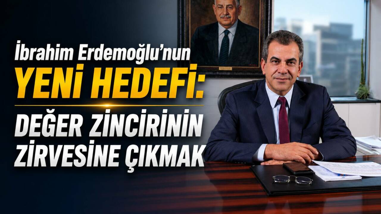 Erdemoğlu Holding Yönetim Kurulu Başkanı hemşerimiz İbrahim Erdemoğlu, üretim odaklı
