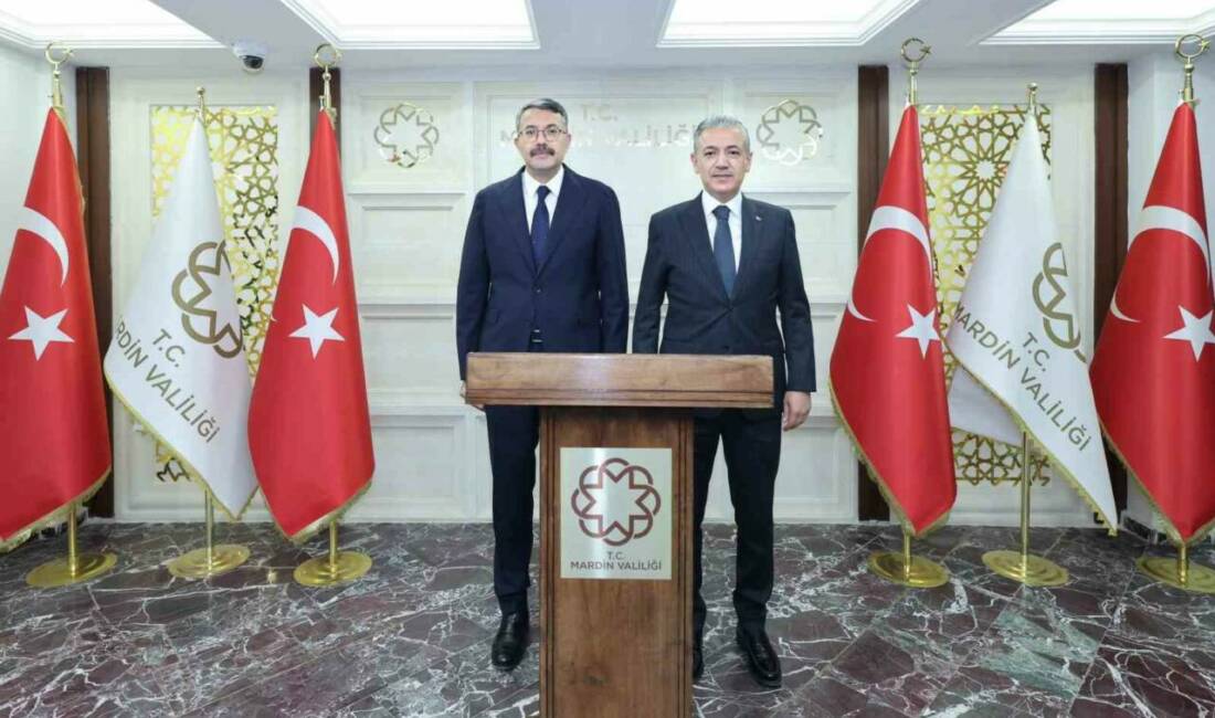 İçişleri Bakan Yardımcısı Ali Çelik, Mardin Valisi Tuncay Akkoyun’u ziyaret