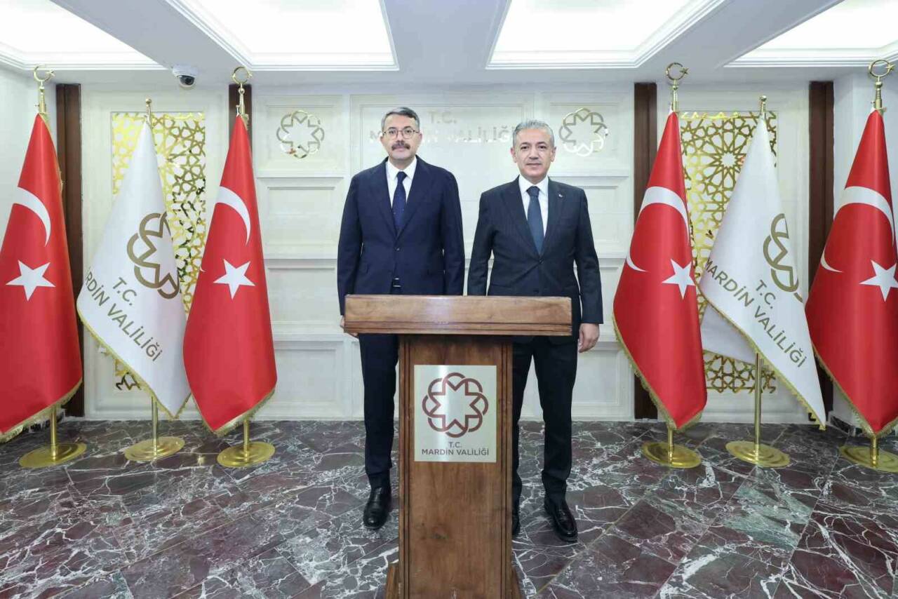 İçişleri Bakan Yardımcısı Ali Çelik, Mardin Valisi Tuncay Akkoyun’u ziyaret