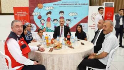 Adıyaman’da, "30 Haziran Koruyucu Aile Günü" dolayısıyla koruyucu aileler ile