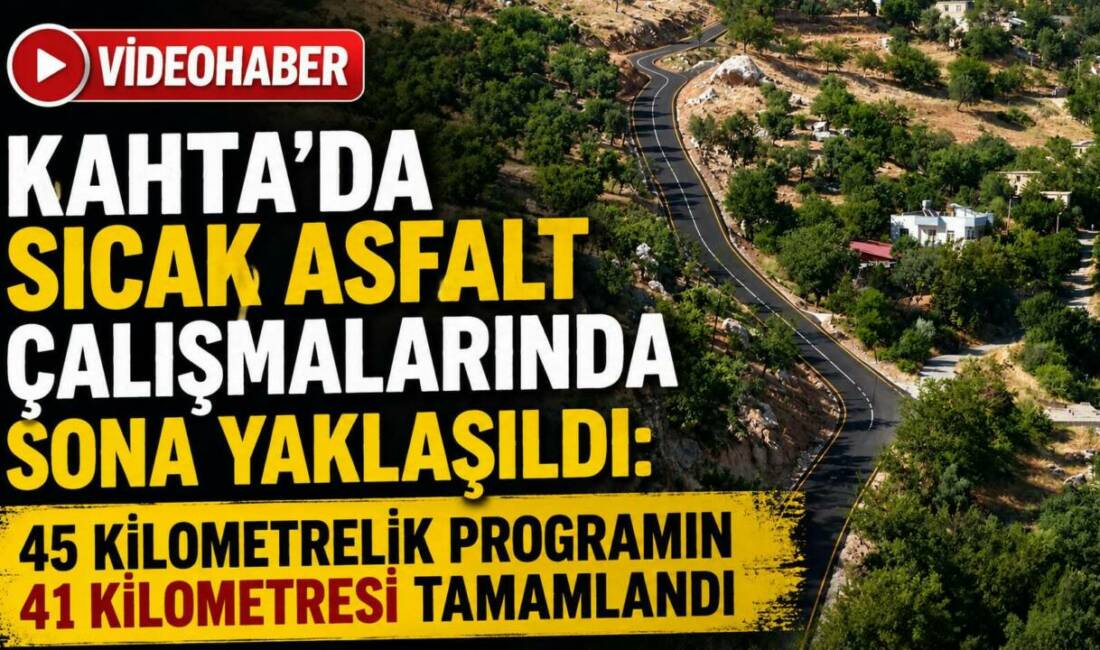 Adıyaman İl Özel İdaresi, Kahta ilçesine bağlı Alidam Köyü güzergâhında