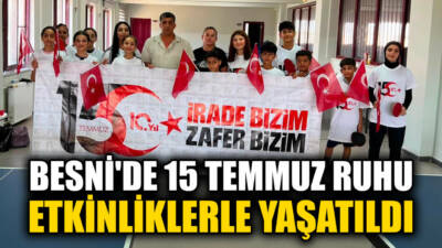 Besni Kaymakamlığı tarafından 15 Temmuz Demokrasi ve Millî Birlik Günü