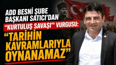 Atatürkçü Düşünce Derneği (ADD) Besni Şube Başkanı Mehmet Satıcı, son