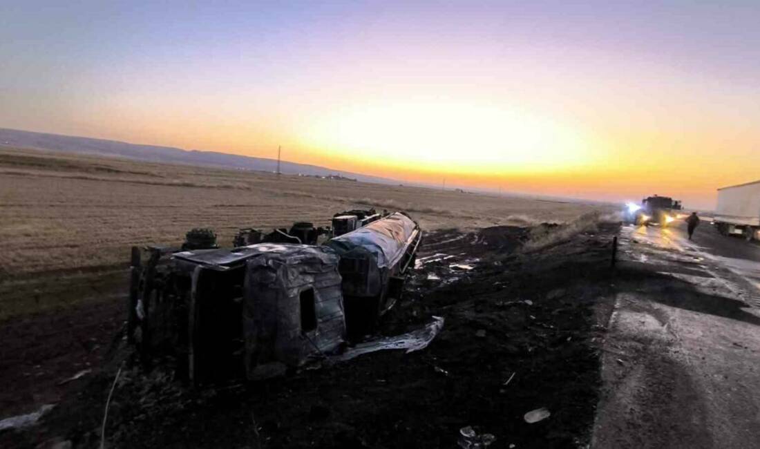 Mardin’de mazot yüklü tanker yandı Mardin’in Nusaybin ilçesinde mazot yüklü tanker yangın sonucu kullanılamaz hale