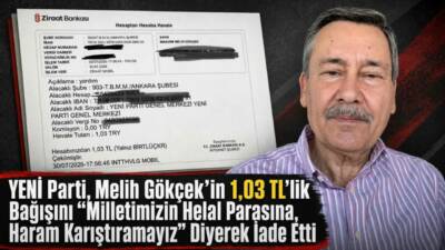 Eski Ankara Büyükşehir Belediye Başkanı İbrahim Melih Gökçek’in YENİ Parti’nin