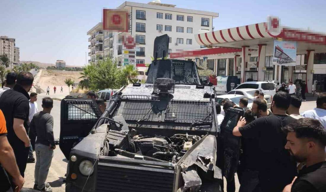 Şırnak’ın Cizre ilçesinde kontrolden çıkarak takla atan polis aracındaki 2