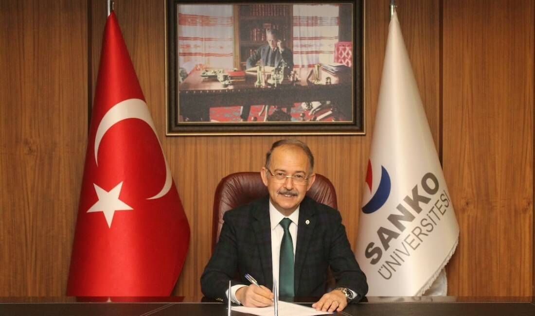 Cumhurbaşkanı Recep Tayyip Erdoğan’ın kararıyla SANKO Üniversitesi Rektörü Prof. Dr.