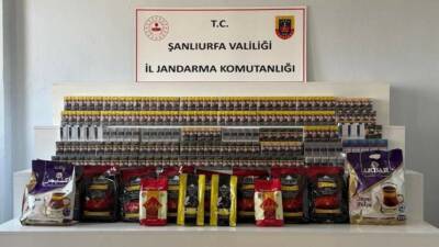 Şanlıurfa’nın Viranşehir ilçesinde jandarma ekipleri tarafından gerçekleştirilen yol kontrollerinde gümrük