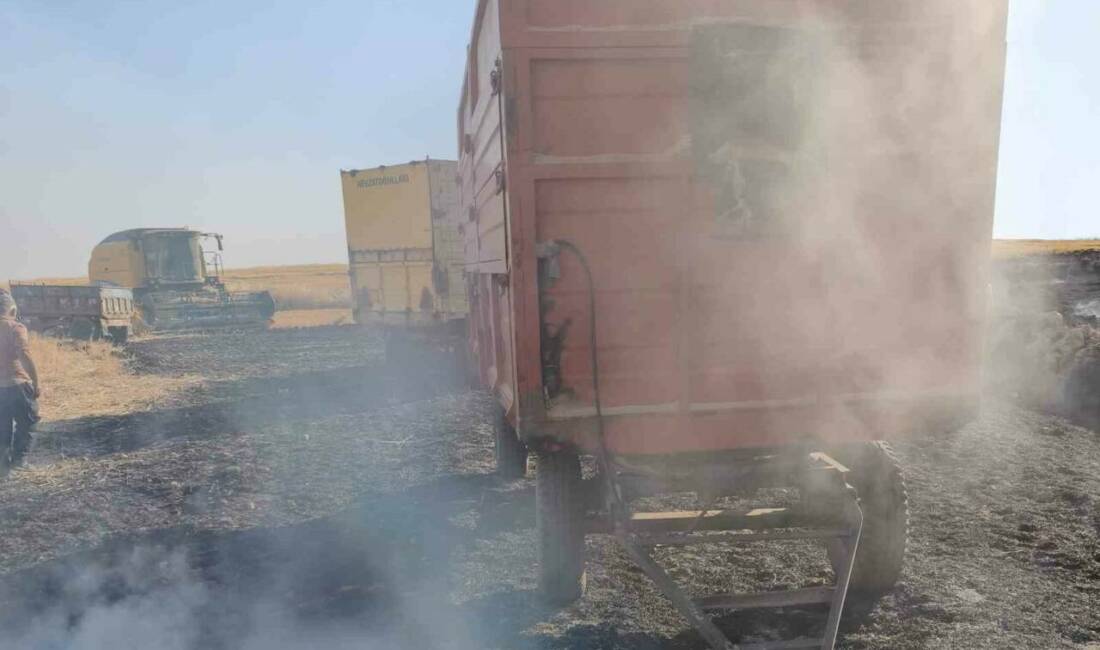 Şırnak’ın Cizre ilçesinde uyuduğu sırada çıkan anız yangınının ortasında kalan