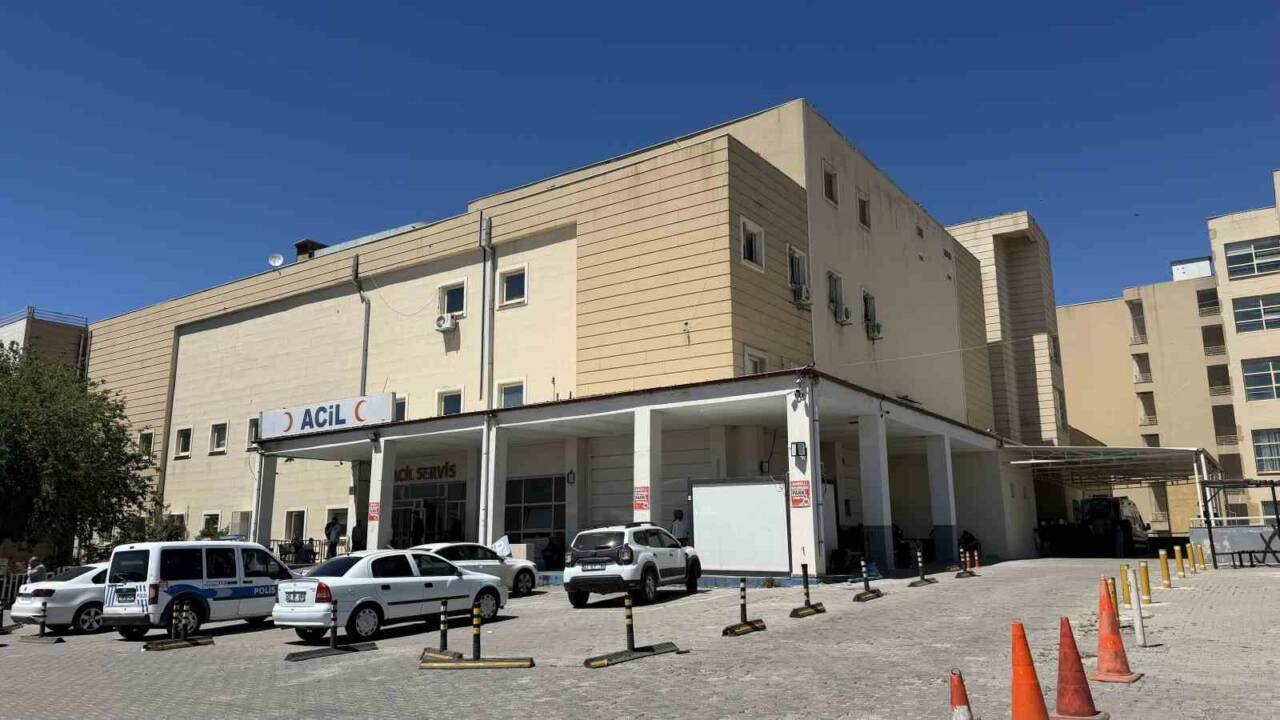 Şanlıurfa’nın Siverek ilçesinde otomobilin traktöre çarpması sonucu meydana gelen trafik
