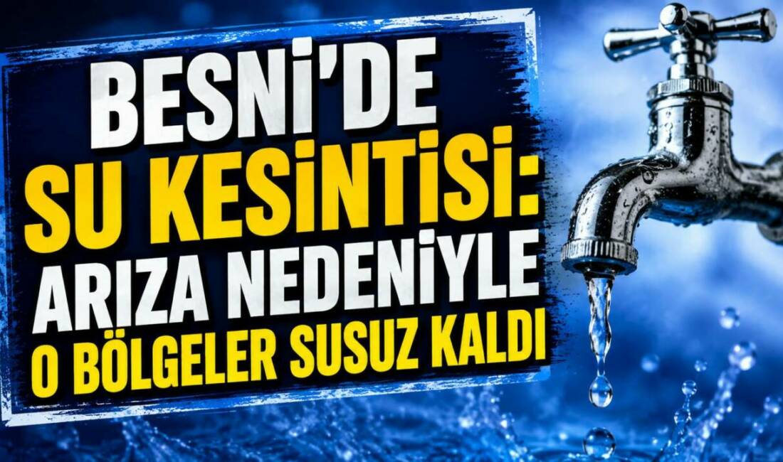 Besni Belediyesi, Akedaş'ın Erdemoğlu Mahallesi'nde yürüttüğü altyapı çalışmaları sırasında meydana