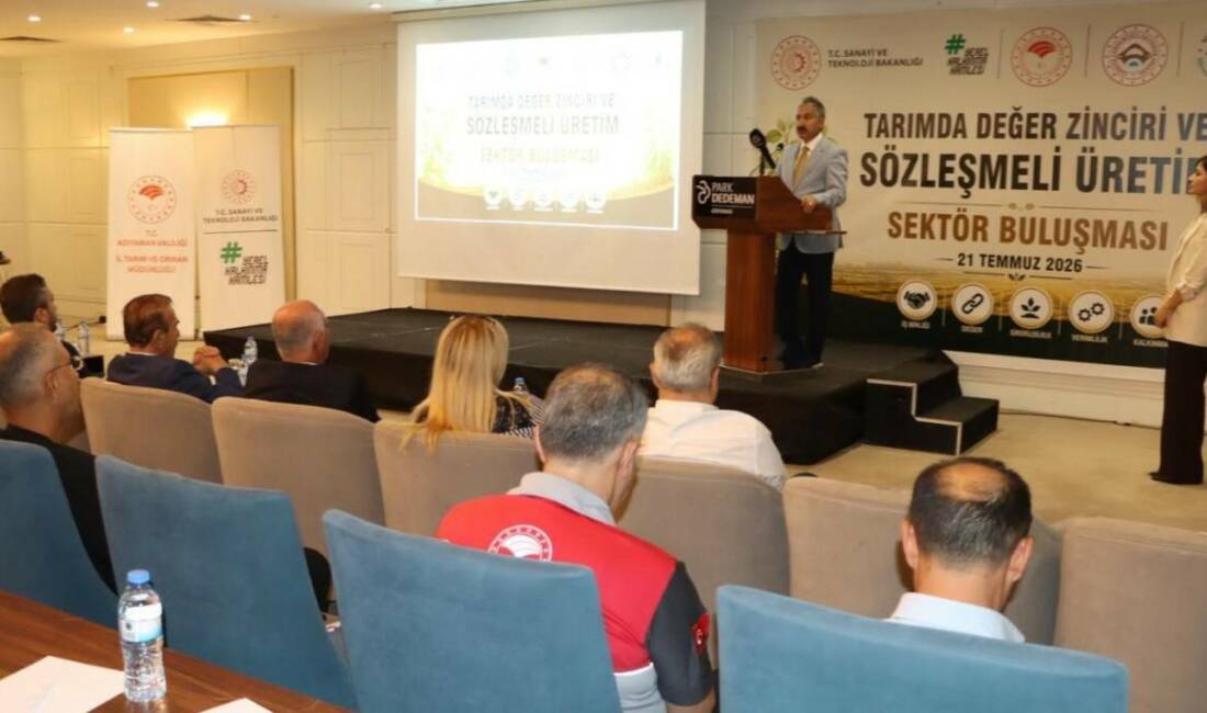 Adıyaman’da tarımda değer zincirinin güçlendirilmesi ve sözleşmeli üretim modelinin yaygınlaştırılmasına