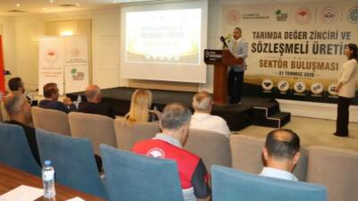 Adıyaman’da tarımda değer zincirinin güçlendirilmesi ve sözleşmeli üretim modelinin yaygınlaştırılmasına