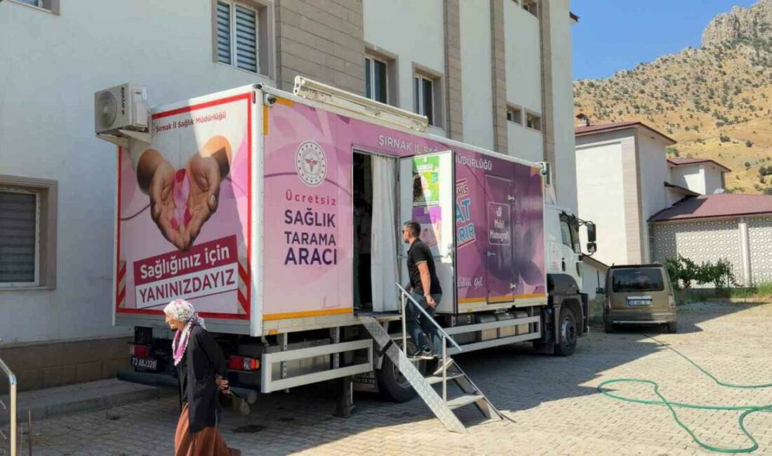Uludere’de mobil KETEM aracı hizmete başladı Şırnak’ın Uludere ilçesinde hizmet vermeye başlayan Kanser Erken Teşhis, Tarama