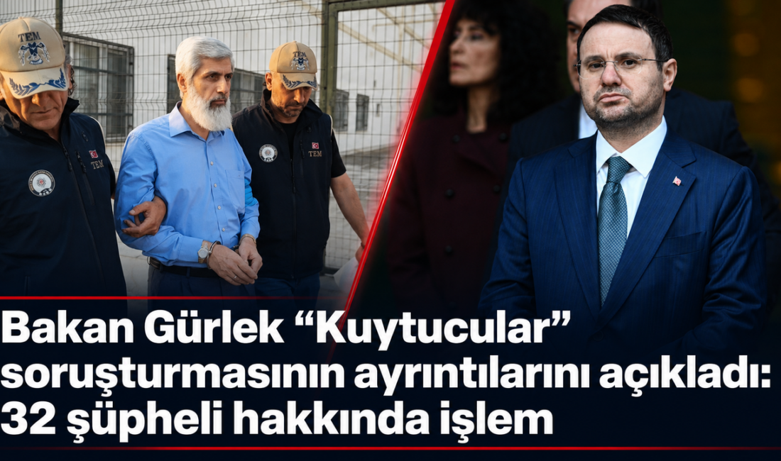 Adalet Bakanı Akın Gürlek, kamuoyunda “Kuytucular” olarak bilinen yapıya yönelik