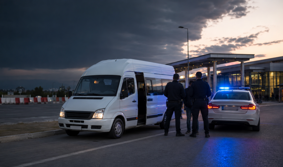 Adıyaman Otogarı yakınında bir minibüs şoförünü durdurarak darbettikleri öne sürülen