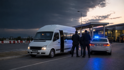 Adıyaman Otogarı yakınında bir minibüs şoförünü durdurarak darbettikleri öne sürülen