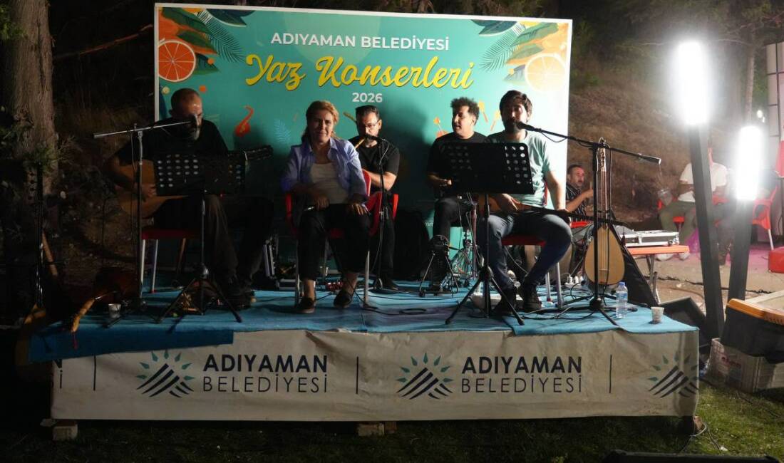 Adıyaman Belediyesi tarafından kültür ve sosyal etkinlikler kapsamında düzenlenen yaz