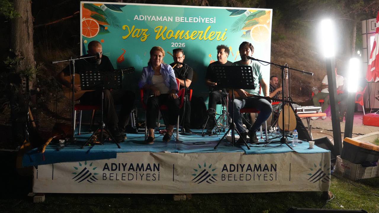 Adıyaman Belediyesi tarafından kültür ve sosyal etkinlikler kapsamında düzenlenen yaz
