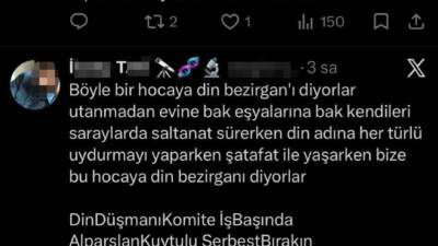 Şanlıurfa’da, Alparslan Kuytul Suç Örgütü’ne yönelik düzenlenen operasyonla ilgili provokatif