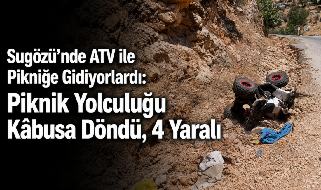 Adıyaman’ın Besni ilçesinde ATV aracının devrilmesi sonucu sürücü ile araçta