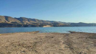 Batman’ın Hasankeyf ilçesinde Ilısu Baraj Gölü havzasında bir kadının cansız