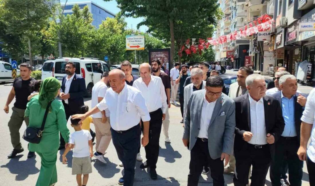 Batman’ı ziyaret eden CHP İstanbul İl Başkanı Gürsel Tekin, Cumhur