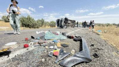 Diyarbakır’ın Lice ilçesinde meydana gelen trafik kazasında ölü sayısı 7’ye