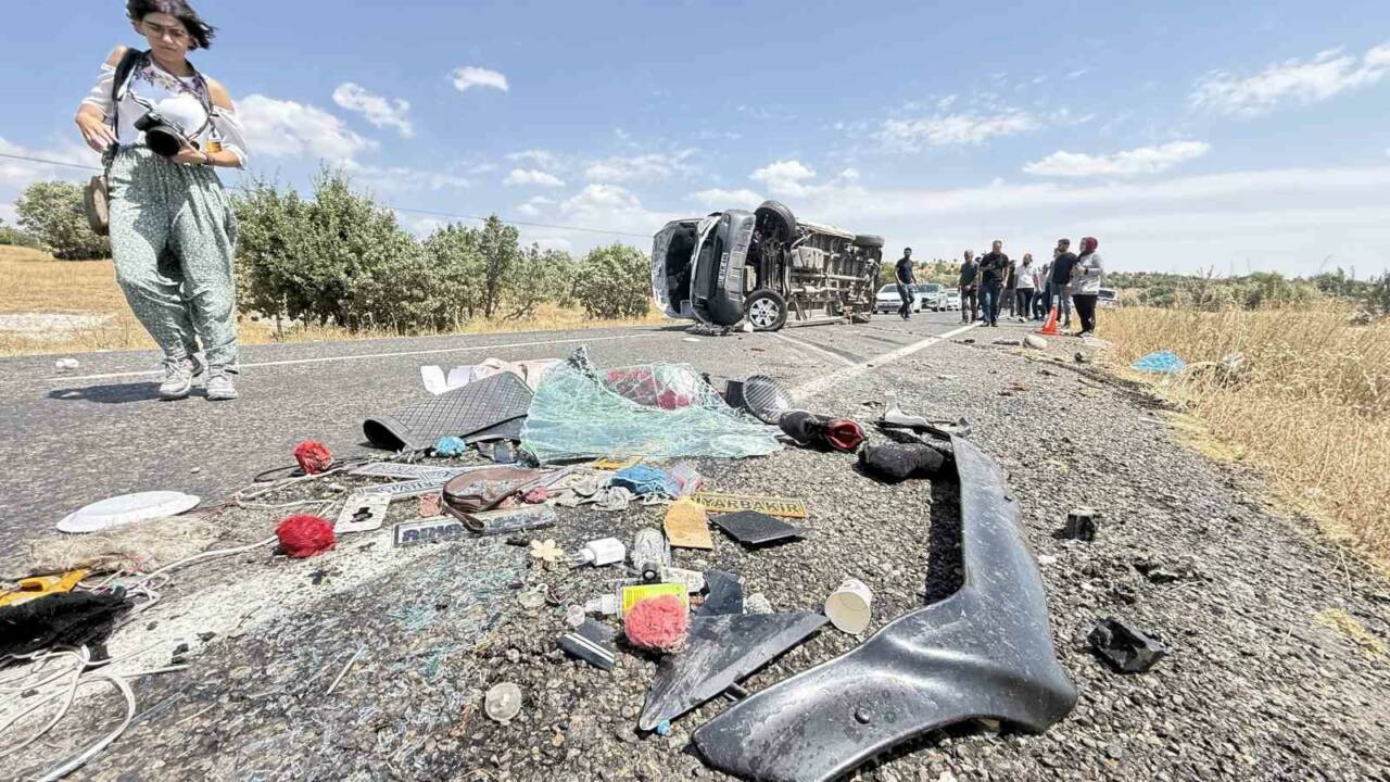 Diyarbakır’ın Lice ilçesinde meydana gelen trafik kazasında ölü sayısı 7’ye