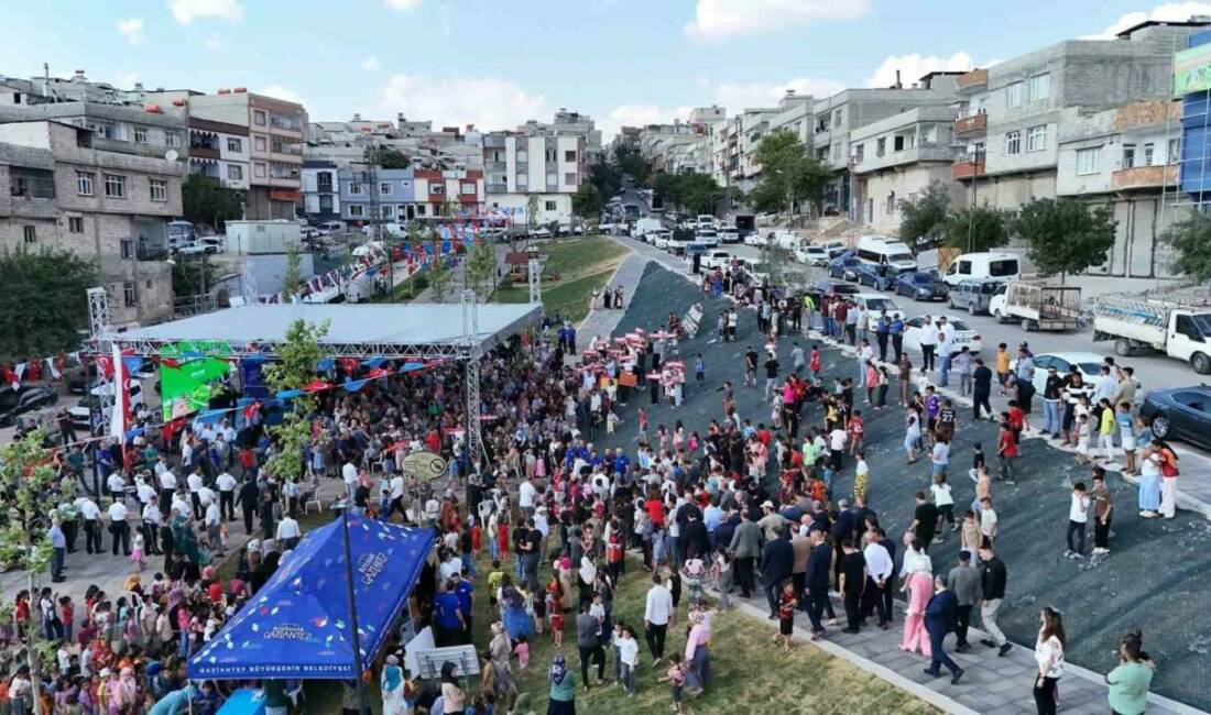 Gaziantep Büyükşehir Belediyesi tarafından Şahinbey ilçesi Vatan Mahallesi’nde yapımı tamamlanan