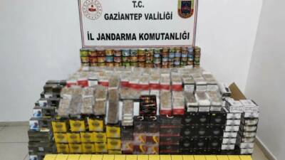 Gaziantep’te jandarma ekiplerince 3 şahsa yönelik yapılan operasyonda 1 milyon