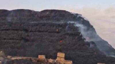 Gaziantep’in İslahiye ilçesinde kırsal bölgede çıkan yangında binlerce dönüm arazi