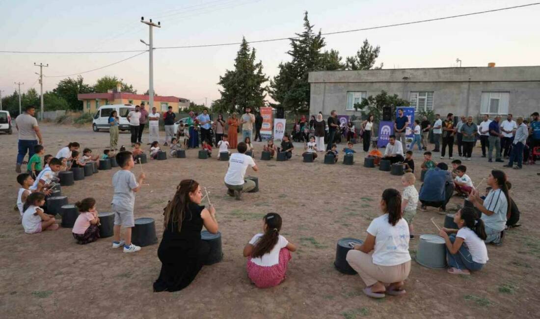 Diyarbakır Büyükşehir Belediyesinin kırsal mahallelerde çocukların sanata erişimini artırmak amacıyla