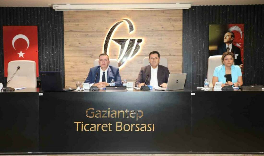 GTB ağustos ayı olağan meclis toplantısı gerçekleştirildi Gaziantep Ticaret Borsası (GTB) Ağustos Ayı Olağan Meclis Toplantısı, GTB