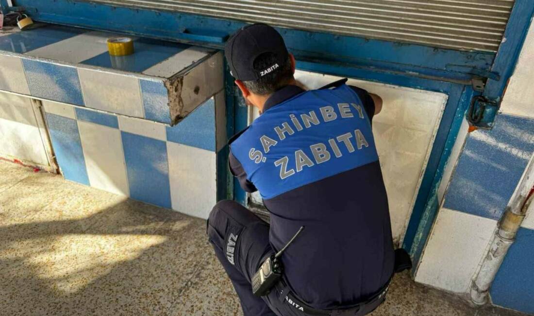 Şahinbey Belediyesi zabıta ekiplerinin gerçekleştirdiği rutin denetimlerde, hijyen kurallarını hiçe